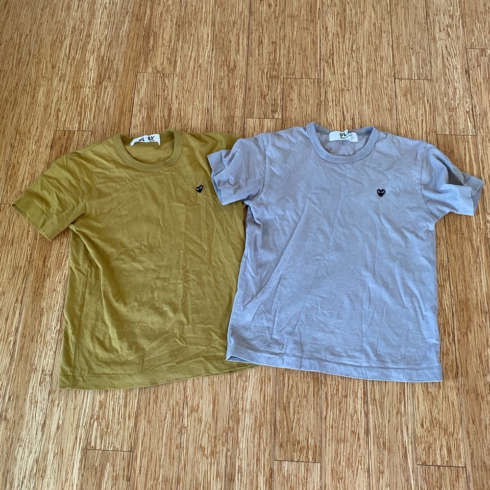 Comme des Garçons Play Mustard T-Shirt